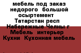 мебель под заказ недорого  большой осыртемент  - Татарстан респ., Набережные Челны г. Мебель, интерьер » Кухни. Кухонная мебель   